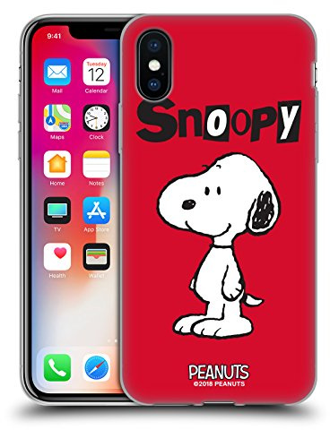 Head Case Designs Officially Licensed Peanuts Snoopy Characters Soft Gel Case Compatible With Apple iPhone X/iPhone XS