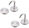 OUNONA 4 St¨¹cke Deckenhaken Edelstahl Handtuchhaken Wandhaken Garderobenhaken Kleiderhaken Haken f¨¹r Decken T¨¹r Wand Yoga Hngesessel Hngelampe (Silber)