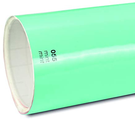 Unbekannt 11€/m² Oracal Plotterfolie Glanz 751c 055 Mint 63 cm Breite gegossene Plotter Möbel-Folie selbstklebend High Performance cast