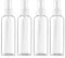 Beito 4Pcs Flacon Spray Vide 100ml Vaporisateur Fine Brume de Voyage Bouteille Transparent en Plastique Contenant Liquide pour Cosmétique