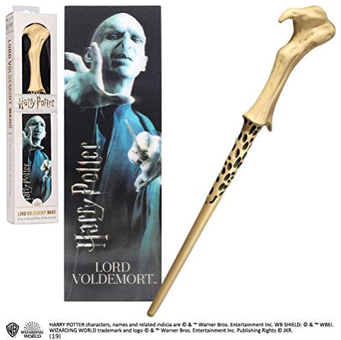 Noble Collection The Lord VoldemortPVC Wand and Prismatic Bookmark