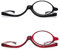 JM 2 Paar Makeup Lesebrille Vergrößern Flip nach unten Kosmetik Leser Für Damen +1.75
