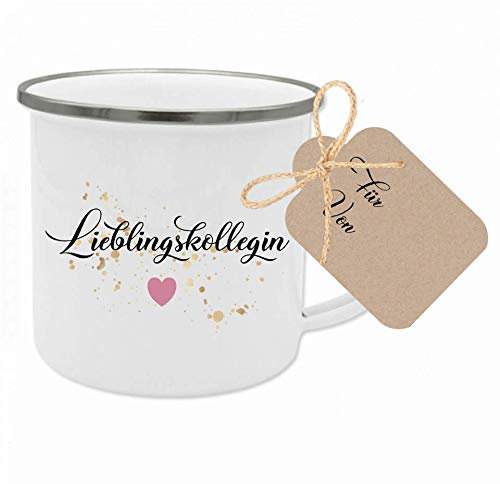 Manufaktur Liebevoll Tasse Kollegin mit Spruch “Lieblingskollegin” Abschiedsgeschenk Kollegin I Geschenk für die Kollegin I Geschenk zum Geburtstag, Rente, Ruhestand, Dankeschön, Weihnachten