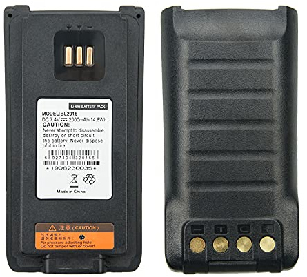 7,4V 2000mAh BL2016 Akku für Hytera HYT PD985B PD985U Funkgeräte Ersatz Li-Ion Akku