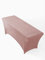 Verlängerter Liegenbezug für Massagebett | Bezug | 180 x 60 cm | Velours | Spannbetttuch für alle gängigen Kosmetikliegen, Massageliegen, Couches | Pink