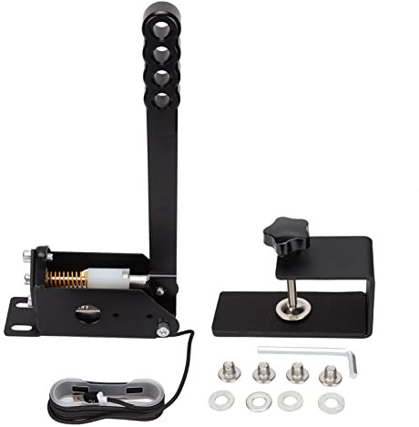 Sxhlseller Game Handbrake Professional 64 Bit USB Handbrake PC Hall Sensor Handbrake mit Klemme für G25 G27 G29 T500 SIM Rennspiele Game Handbrake