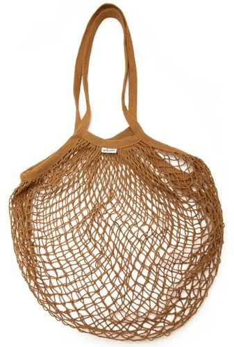 ENOOSO Wiederverwendbare Netztasche sandspielzeug - Einkaufsnetz Erweiterbar - Gemüsebeutel aus Netz - Große Einkaufstasche Baumwolle - Netzbeutel sandspielzeug wiederverwendbar - Cotton crochet Bag