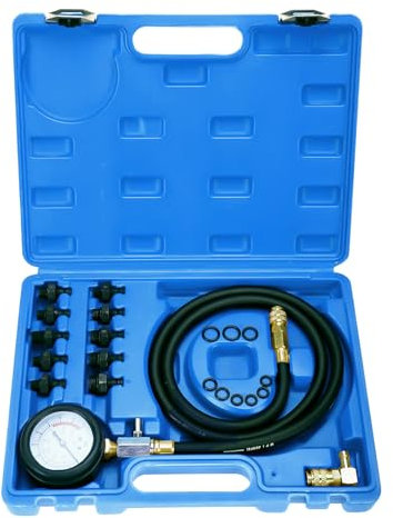 BOOMSTART Oil Pressure Gauge Kit, 0-140 psi Engine Oil Pressure Test Kit, Oil Pressure Tester Diagnostic Gauge Kit with Adapters for Car Truck Vehicles