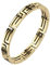 Paula & Fritz® Ring Damen Bandring Gold 316L Chirurgenstahl Größe 57 (18,1) 2,7-mm breit Damen-Ring Herren-Ring Partner-Ring Verlobungs-Ring Ehe-Ring