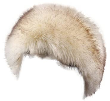 OrangeClub Damen russischen Stil Flauschige Kappe Fellmütze Pelzmütze Wintermütze Faux Fuchs Warm Weich Pelz mütze (braun)
