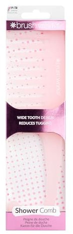 Brushworks Shower Comb Pink