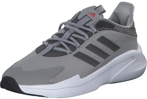 adidas Men's AlphaEdge + Shoes, MGH Solid Grey/Grey Five/Better Scarlet, 7 UK