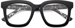CHARRO Damen Carolina Lesebrille, schwarz-marmoriert, 2
