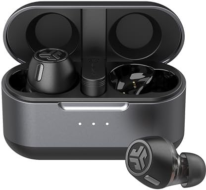 JLab Epic Lab Edition In Ear Kopfhörer Bluetooth, Smart Active Noise Cancelling Kopfhörer, 56+ Std. Spielzeit IP55 True Wireless Earbuds, Hybrid Dual Drivers, Bluetooth LE Audio & kabellose Aufladung