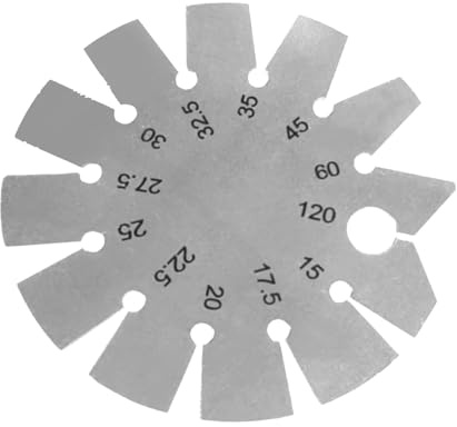 Winkellehre, Schrägwinkellehre aus Edelstahl für Klingen, Scheren, Hobel