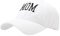 CreoQIJI Cappelli giganti bianchi per mamma e papà, cappelli per la festa del papà, mamma e papà, cappello da baseball regolabile ricamato, regalo per coppie genitori, divertenti cappelli, Wh2.,