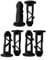8 Pcs for WHEELIE Bin Lid Hinge Pins, Outdoor Plastic Hinge Pins, Flexible Bin Cover Fixings For Yard And Outdoors, Fit For 240L Household And Commercial for WHEELIE Trash Bins(3 pairs)