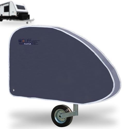 CCLIFE Deichselabdeckung Wohnwagen Deichselhaube 92 x 58 x 15 cm Wetterschutz Plane Deichselschutzhülle