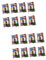 IMIKEYA 48 STK Weihnachtstrommel Kinder weihnachtsdeko Weihnachts Party Weihnachtsdekorationen Girlandendekor Christbaumschmuck Mini-Trommel für Weihnachten Mini-Baumtrommeln Papier
