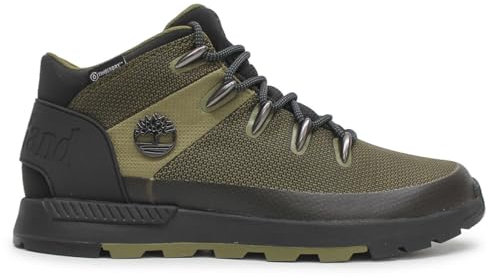 Timberland Stivali da uomo Sprint Trekker Mid Textile, Oliva militare, 44 EU