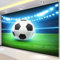 Panoramique Murale Herbe Du Stade De Football Papier Peint Intissé pour Salon Chambre Enfant Chambre Décoration Murale Poster Tableaux Photo Muraux 350x256 cm