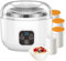 Yogurt Maker - Macchina compatta per yogurt da 1 l, in acciaio inox, con timer e colino, temperatura costante per yogurt e formaggio