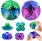 Audasi Gear Ball 3D Gedruckte Zahnradkugel 2Pack Steampunk Wirbelwunder Zappel Fidget Spielzeug Sensorische Stress & Angst Entspannende (Blau & Lila)