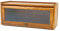 Esstisch aus Massivholz mit Glastür im japanischen Stil, mit Stauraum, kleiner Küchenschrank zum Würzen von Teetassen, Kaffee, Esstisch, Sideboard (60 cm)