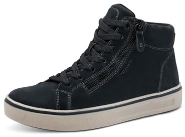 Tamaris Comfort Damen Sneaker hoch zum Schnüren mit Reißverschluss