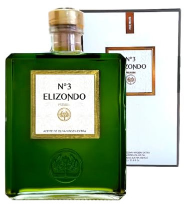 Elizondo Nº3 | Aceite de Oliva Virgen Extra Variedad Picual 1 Litro (Con Estuche)