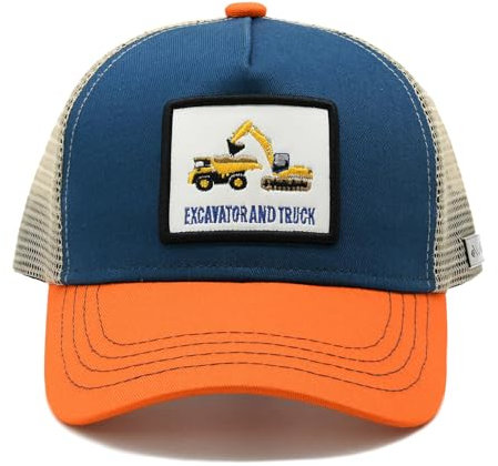 Hatwell Casquettes pour Enfants Trucker pour Garçons et Filles, Chapeau de Baseball Snapback Mesh pour Les Âges 2-8 Ans