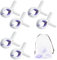 QOPAHI 6pcs Towel Clips for Sun Loungers Large Strong Grip Clothes Pegs Non-Slip Towel Pegs for Sun Lounger Washing Line Laundry Pool Chairs Sunbeds, with Drawstring Organizer（Purple）