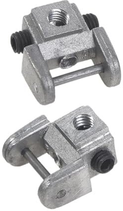 Huudngeje 2-Teiliges Umrüstset für Dekupiersägeblatthalter, Adapter Ohne Stift, Metallhalter für Obere/Untere Sägeblätter