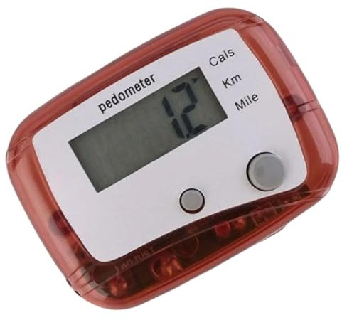 Contapassi, chilometri portatili/contapassi KM – routine escursionistiche senza sforzo con questo strumento versatile, livello leggero con clip per sport, quotidiano, fitness, fitness