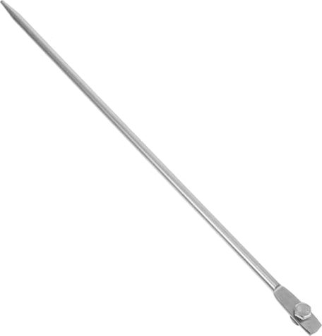 Homoyoyo pasador de tierra alfiler vara cerca suelo de tierra varillas metálicas de puesta a tierra cable de conexión a tierra para conexión a tierra alambre de tierra planchar Plata