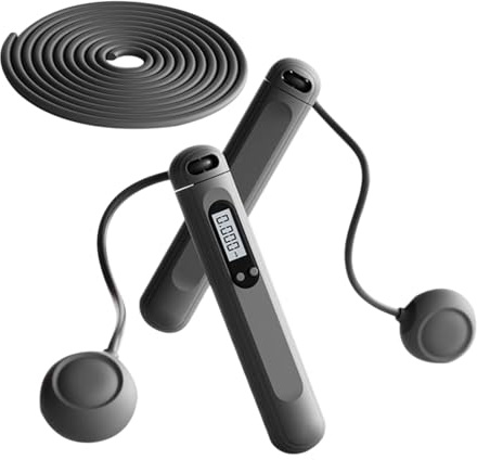 Corde à sauter sans fil pour femme, corde à sauter intelligente avec compteur, d'entraînement professionnel pour salle de sport intérieure, maison, adultes, hommes et femmes