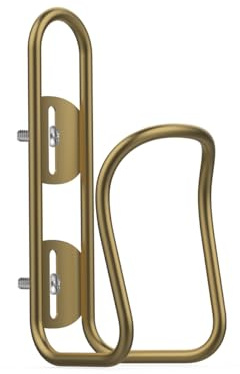 Blue Titanium Water Cages for Bicycle (Gold)