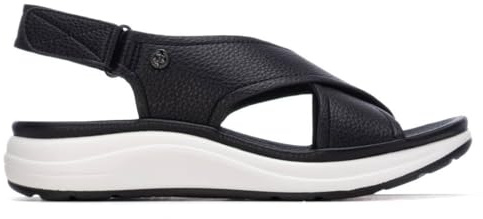 XTI - Sandalen Damen Schwarz - Bequeme und vielseitige Schuhe - Casual Mode - Modell 14517203 (Größe 37)