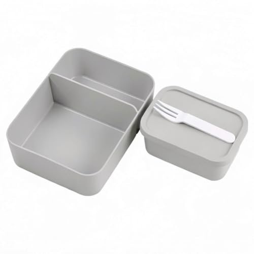 Mepal Bento-Einsatz für Lunchbox Take a Break Large | Cool grey | praktischer Facheinsatz für getrennte Aufbewahrung | BPA-frei | spülmaschinenfest | ideal für Snacks & Meal Prep