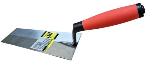 Builders Bucket Trowel 7 175mm Soft Grip Tempered Steel DIY Plastering Rendering Bricklaying trowel | Pointing Trowel Cement Tiling Gauging Trowel