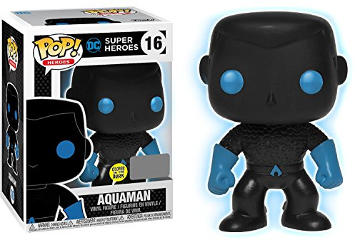 Funko POP! Justice League: Aquaman Silhouette Glow in the Dark Vinyl Figure 10cm