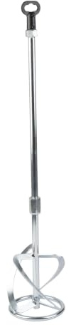 STIER Rührer FF-120 Durchmesser 120 mm | Länge 600 mm, Optimal für Farben und Gipsputze, M14 Gewinde, Sorgt für gleichmäßiges Mischen