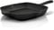 BBQ-Toro Gusseisen gerippte Steakpfanne | 26 x 26 cm - eckig | bereits eingebrannt - preseasoned | Grillpfanne, Bratpfanne, Gusspfanne, Wendepfanne, Fleischpfanne