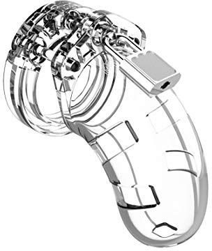 Shots Toys ManCage by Shots Model 13 - Chastity - 2.5 - Peniskäfig/Cockblocker, Transparent, 78 g
