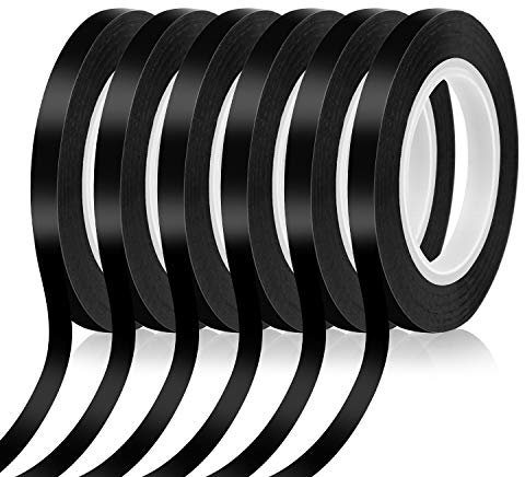 Audab Lot de 6 rouleaux de ruban adhésif en vinyle pour tableau blanc effaçable à sec