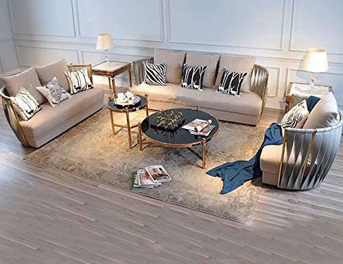 JVmoebel Dreisitzer Couch Polster Design Sofa 3er Sitz Sofas Zimmer Beige Chesterfield