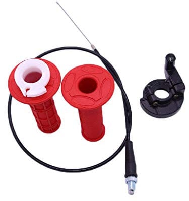 Namvo 7/8 inch Throttle Handle Grip Twist with Cable Assembly for ATV Quad Pit Dirt Bike 50 70 90 110 125cc