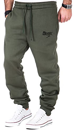 REPUBLIX Herren Sporthose Jogger Jogginghose Sweatpants Trainingshose R-0052 Khaki 4XL