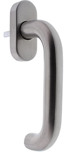 ToniTec Fenstergriff Ling aus Edelstahl mit 37 mm Stiftlänge inkl. Schrauben in U-Form