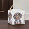 Assorted Doorstop Door Stop Stopper Filled Heavy Doorstop Faux Leather Novelty Wedge (Dachshund Cube Doorstop)